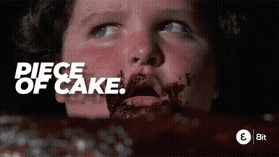 Man Eating Cake GIF