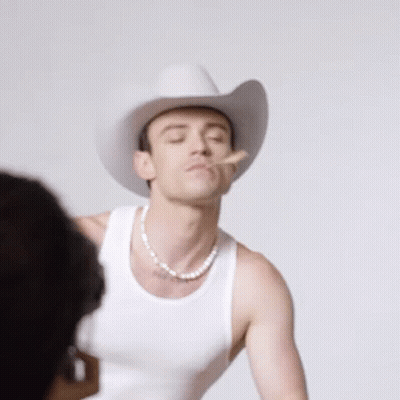 Man Eating Food With Spoon GIF