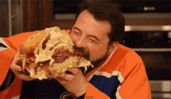 Man Eating Gigantic Taco Tuesday GIF