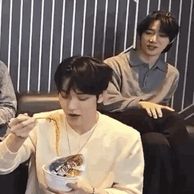 Man Eating Noodles With Chopsticks GIF