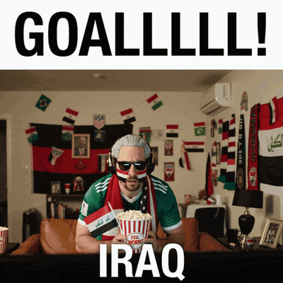 Man Eating Popcorn Saying Goal GIF