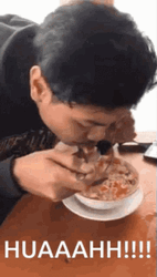 Man Eating Spicy Chili Food GIF