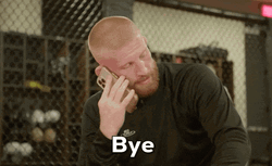 Man End Phone Call K Bye GIF