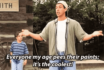 Man Everyone My Age Pees Paints It's Coolest GIF