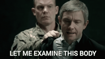 Man Examined By Soldier Saying Let Me Examine This Body GIF