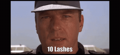 Man Face 10 Lashes GIF
