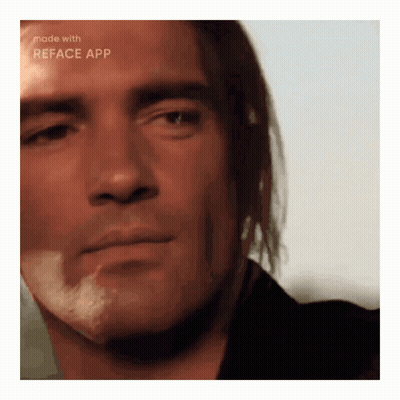 Man Face Close Up Reface GIF