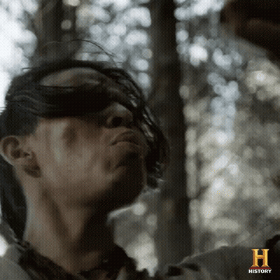Man Face Close Up With History GIF