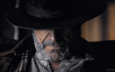 Man Face Close Up With Kepler GIF