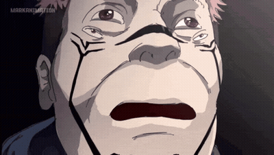 Man Face Close Up With Markanimotion GIF