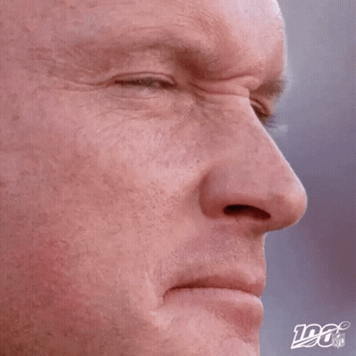 Man Face Close Up With NFL Logo GIF
