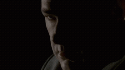 Man Face In Dark Mouth Open GIF