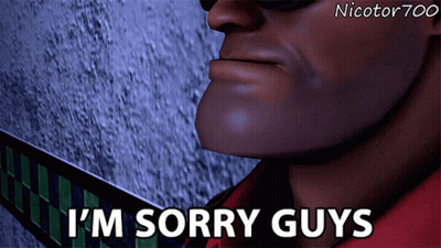 Man Face Saying I'm Sorry Guys GIF