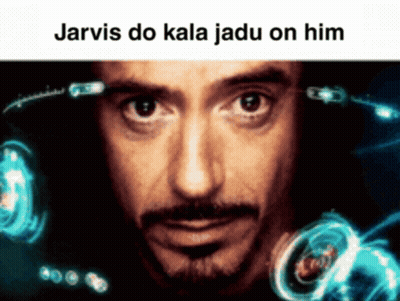 Man Face Saying Jarvis Do Kala Jadu GIF