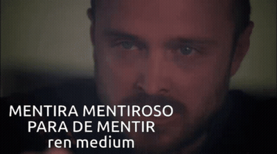 Man Face Saying Mentira Mentiroso Para De Mentir GIF