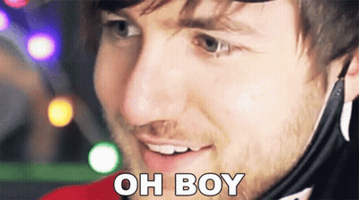 Man Face Saying Oh Boy GIF