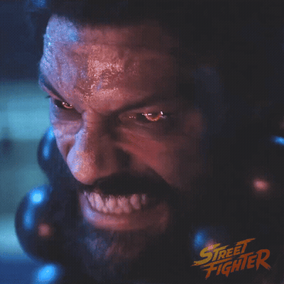 Man Face Street Fighter GIF