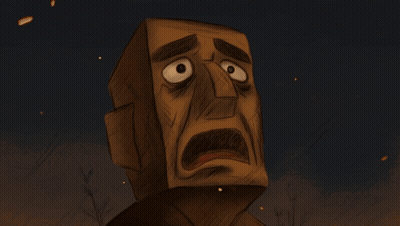 Man Face With Big Mouth GIF