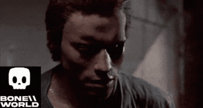 Man Face With Bone World Logo GIF