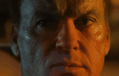 Man Face With Green Glow GIF