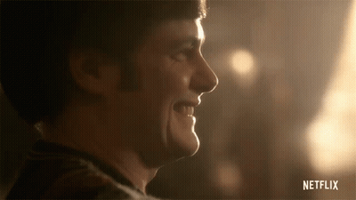 Man Face With Netflix Logo GIF