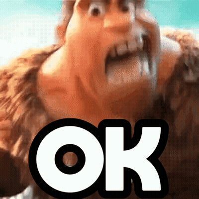 Man Face With OK Above GIF