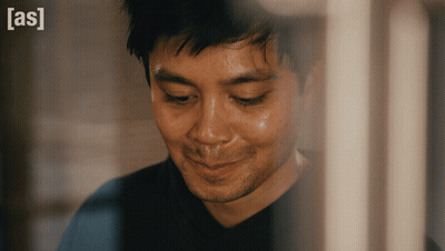 Man Face With Words As GIF