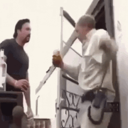 Man Falling Down On The Stairs GIF