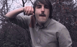 Man Falling Down The Coin  GIF