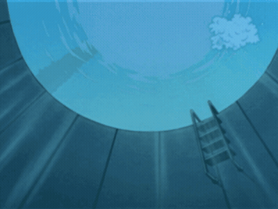 Man Falling Into Pool GIF