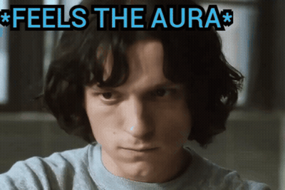 Man Feels The Aura GIF