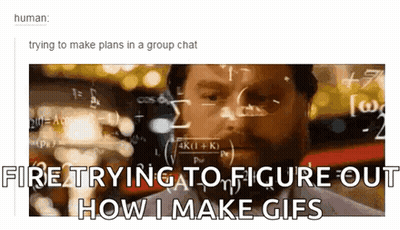 Man Figuring Out How To Make GIFs In Group Chat GIF