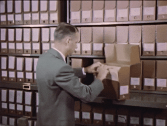 Man Find Files GIF