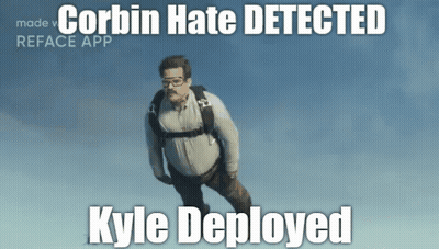 Man Flying Corbin Hate Detected Kyle Deployed GIF