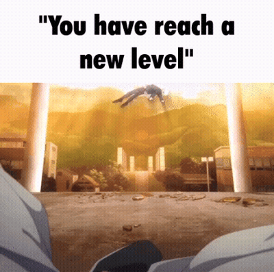 Man Flying With You Have Reached A New Level GIF