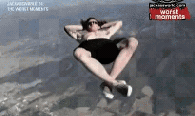 Man Flying Worst Moments GIF