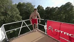 Man Freestyle Diving GIF