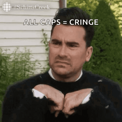 Man From Schitt's Creek Making Funny Face GIF