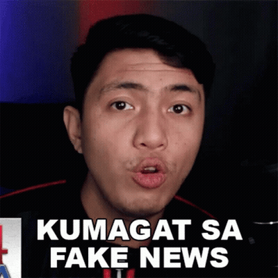 Man Funny Face Mic Kumagat Sa Fake News GIF