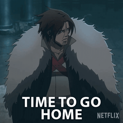 Man Fur Coat Time Go Home Netflix GIF