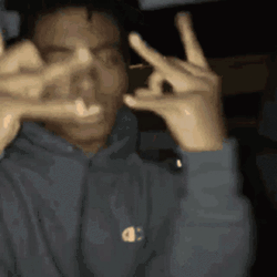 Man Gang Hand Gesture GIF