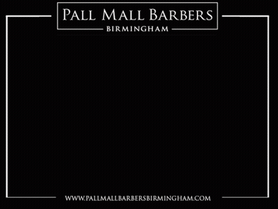 Man Getting Beard Styled At Pall Mall Barbers Birmingham GIF