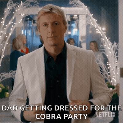 Man Getting Dressed For Netflix Party GIF