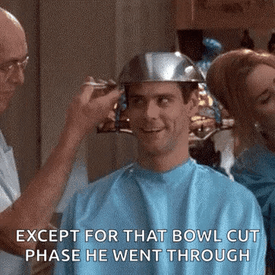 Man Getting Haircut In Barber Shop GIF
