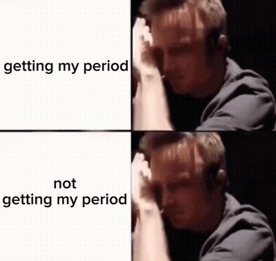 Man Getting His Period Not Getting It GIF