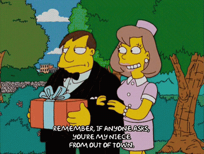 Man Giving Gift To Woman Saying Remember GIF