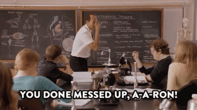 Man Giving Lecture Saying You Done Messed Up GIF