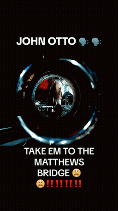 Man Giving Middle Finger John Otto Take Em To The Matthews Bridge GIF