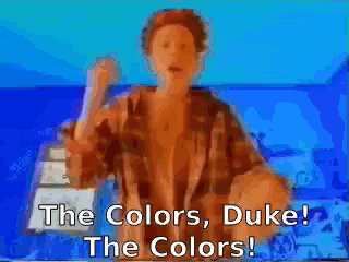 Man Giving Middle Finger With The Colors Duke The Colors GIF