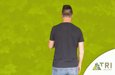 Man Giving OK Sign In Front Of Green Background GIF